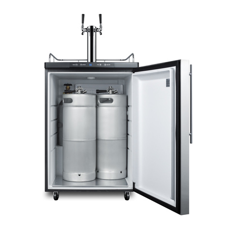SBC635MSSHVTWIN Kegerator Full