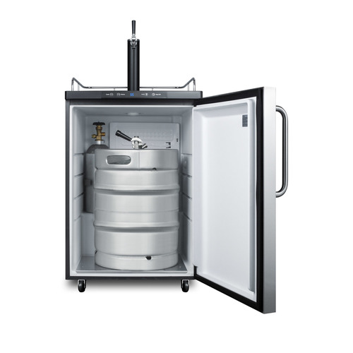 SBC635MSSTB Kegerator Full