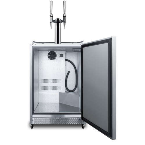 SBC695OSNCFTWIN Kegerator Open