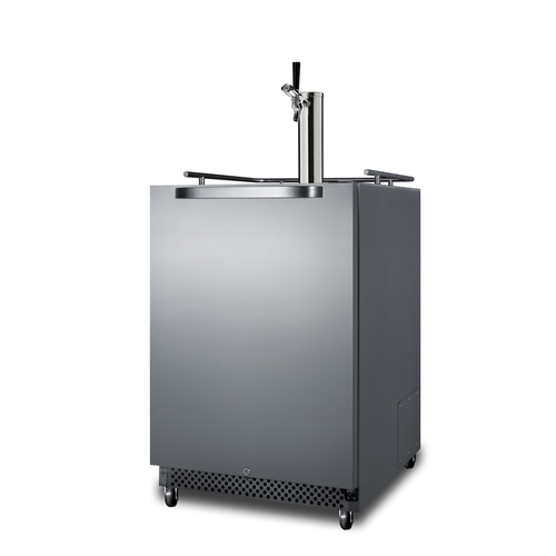 SBC695OSTL Kegerator Angle