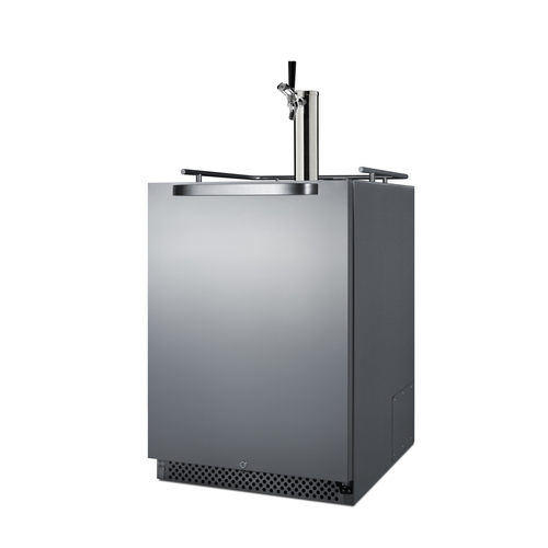 SBC695OSTL Kegerator Angle