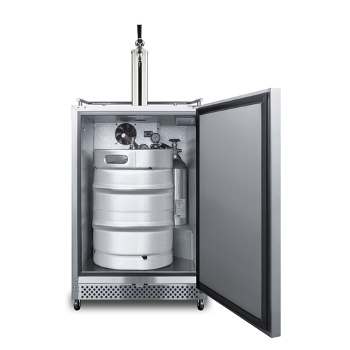 SBC695OSTL Kegerator Full