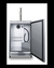 SBC695OSTL Kegerator Open