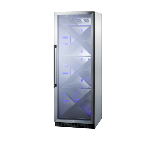 SCR1401XCSS Wine Cellar Angle