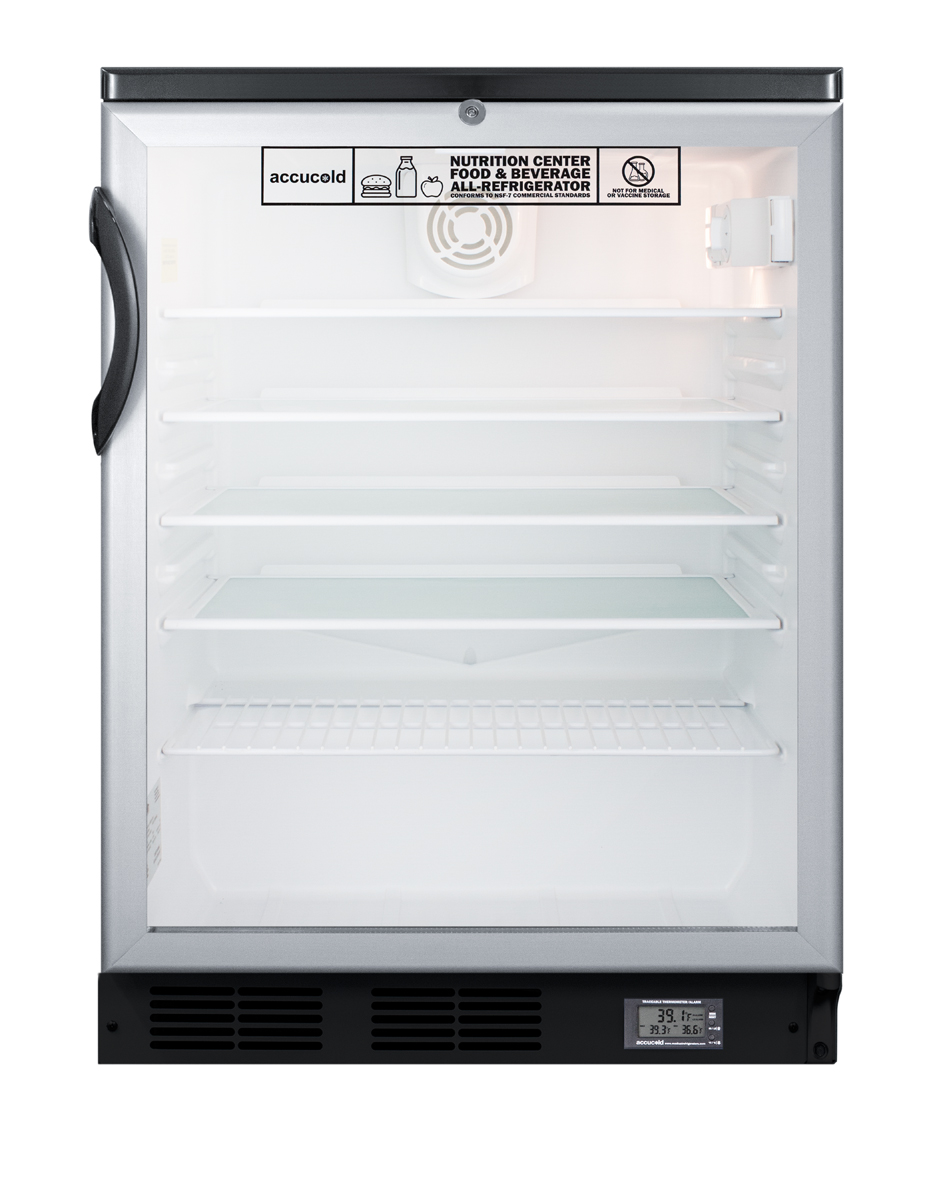 Summit 24" Wide Built-In All-Refrigerator