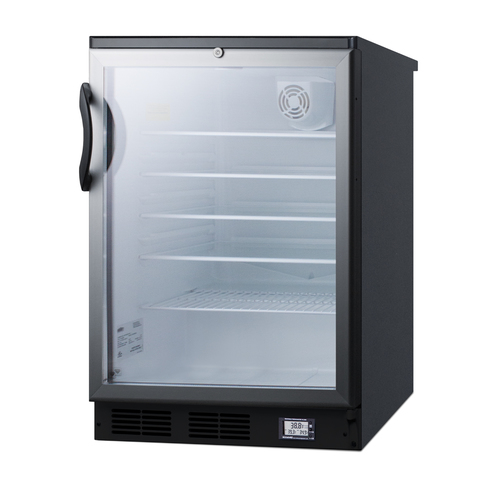 SCR600BGLNZ Refrigerator Angle