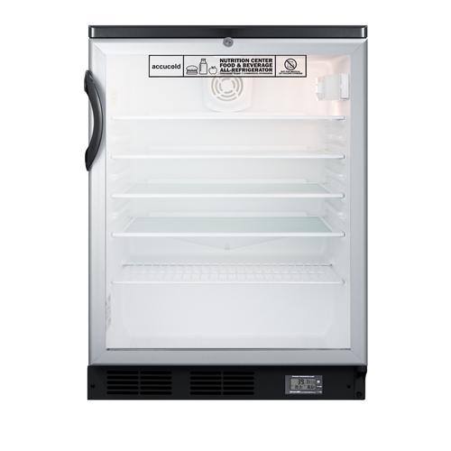 SCR600BGLNZ Refrigerator Front