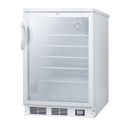 SCR600GLBINZ Refrigerator Angle