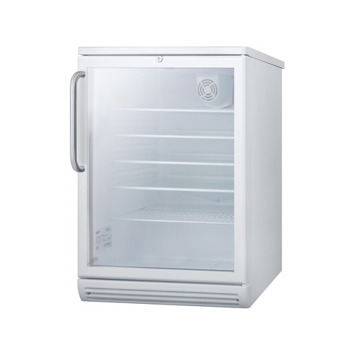 SCR600GLBITB Refrigerator Angle