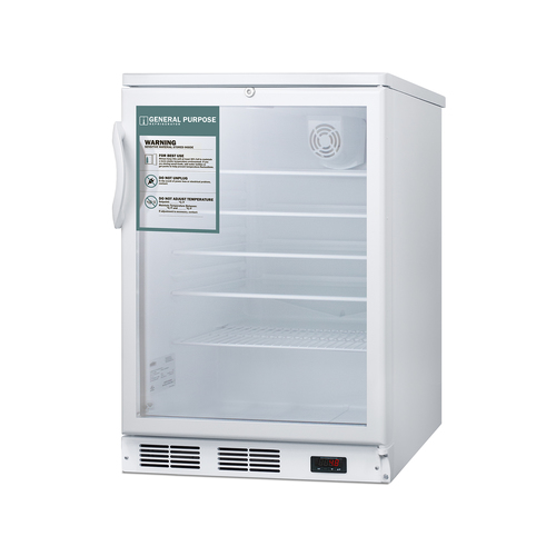 SCR600GLGP Refrigerator Angle