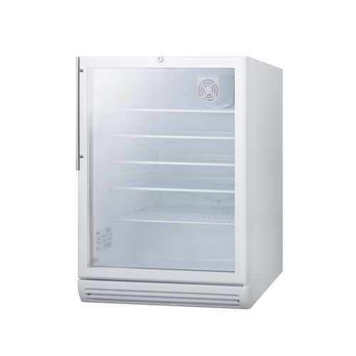 SCR600GLHVADA Refrigerator Angle