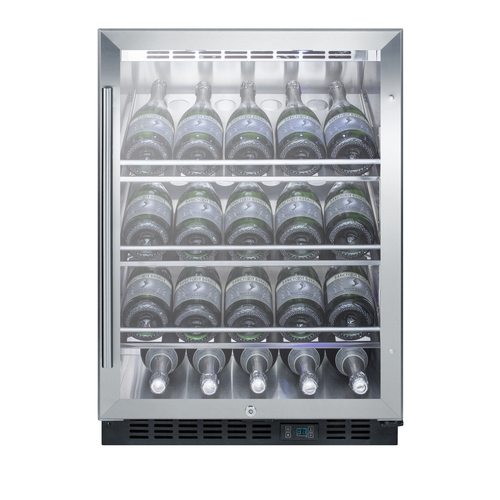 SCR610BLCHCSS Wine Cellar Full