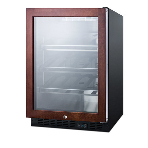 SCR610BLCHPNR Wine Cellar Angle
