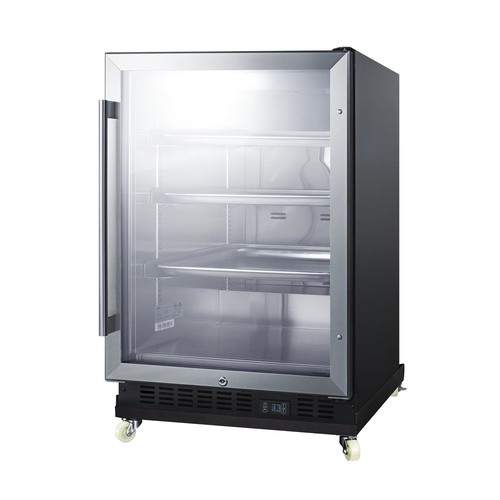 SCR610BLRI Refrigerator Angle