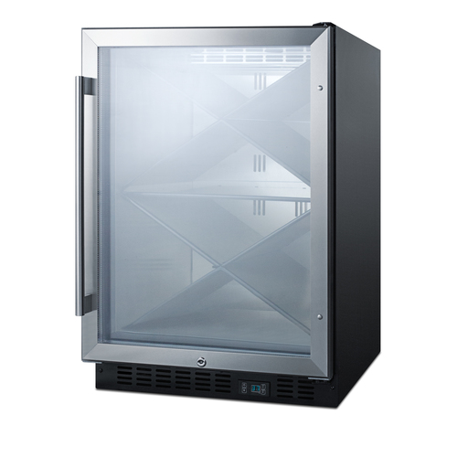SCR610BLX Wine Cellar Angle