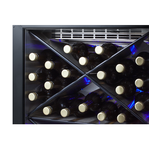 SCR610BLXCSS Wine Cellar Detail