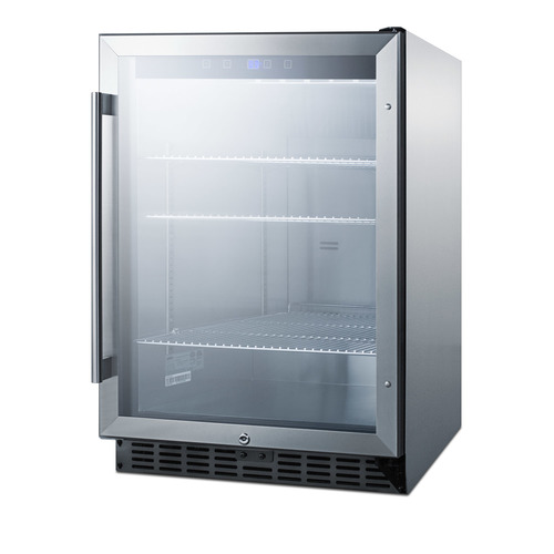 SCR611GLOS Refrigerator Angle