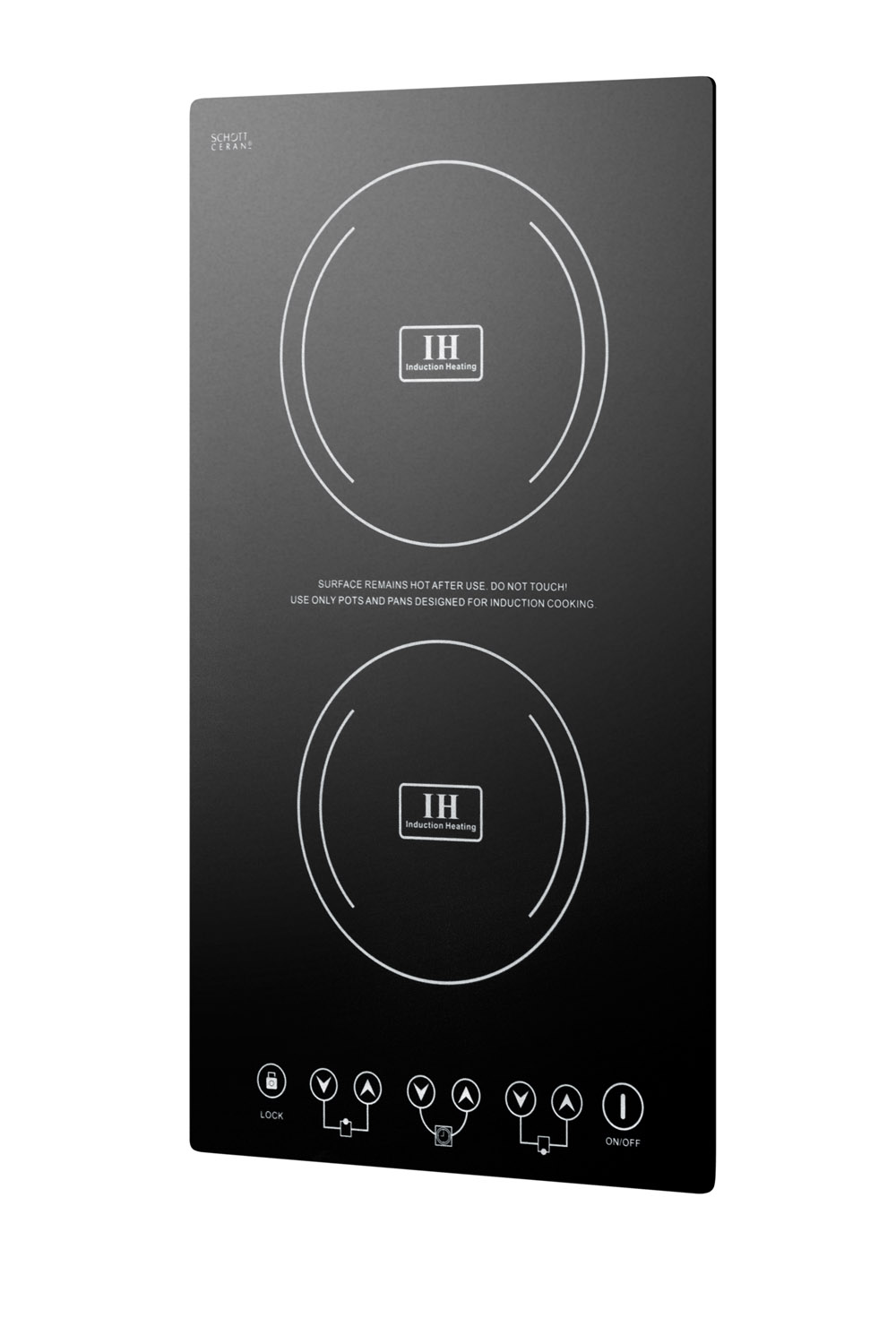 Summit 12" Wide 230V 2-Burner Induction Cooktop