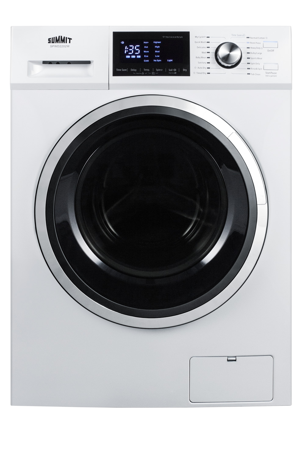 Summit 24" Wide 115V Washer/Dryer Combo