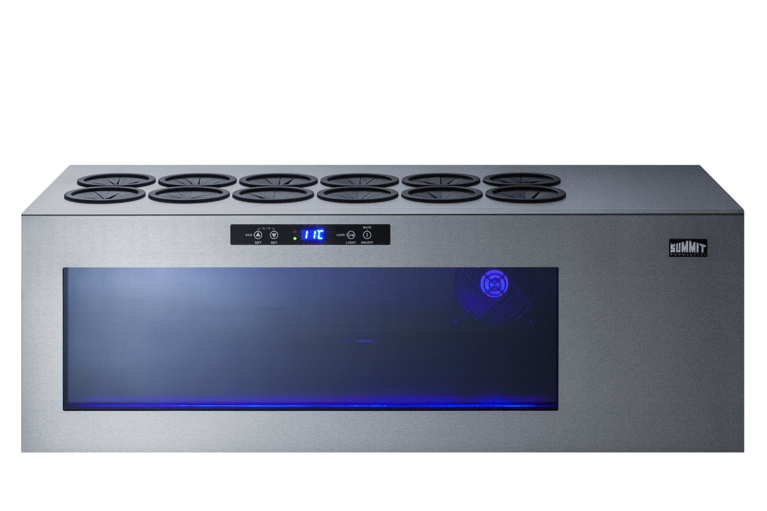 Summit Appliance Single Zone 36'' Freestanding 12 Bottle Wine Refrigerator | Fridge.com