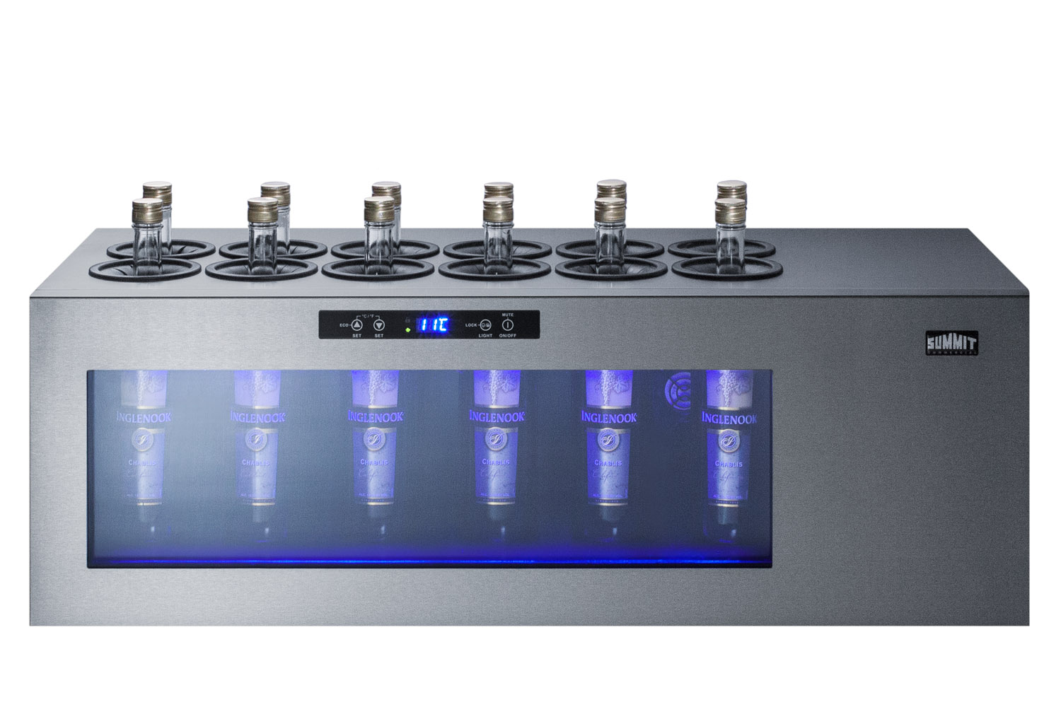 Summit Appliance Single Zone 36'' Freestanding 12 Bottle Wine Refrigerator | Fridge.com