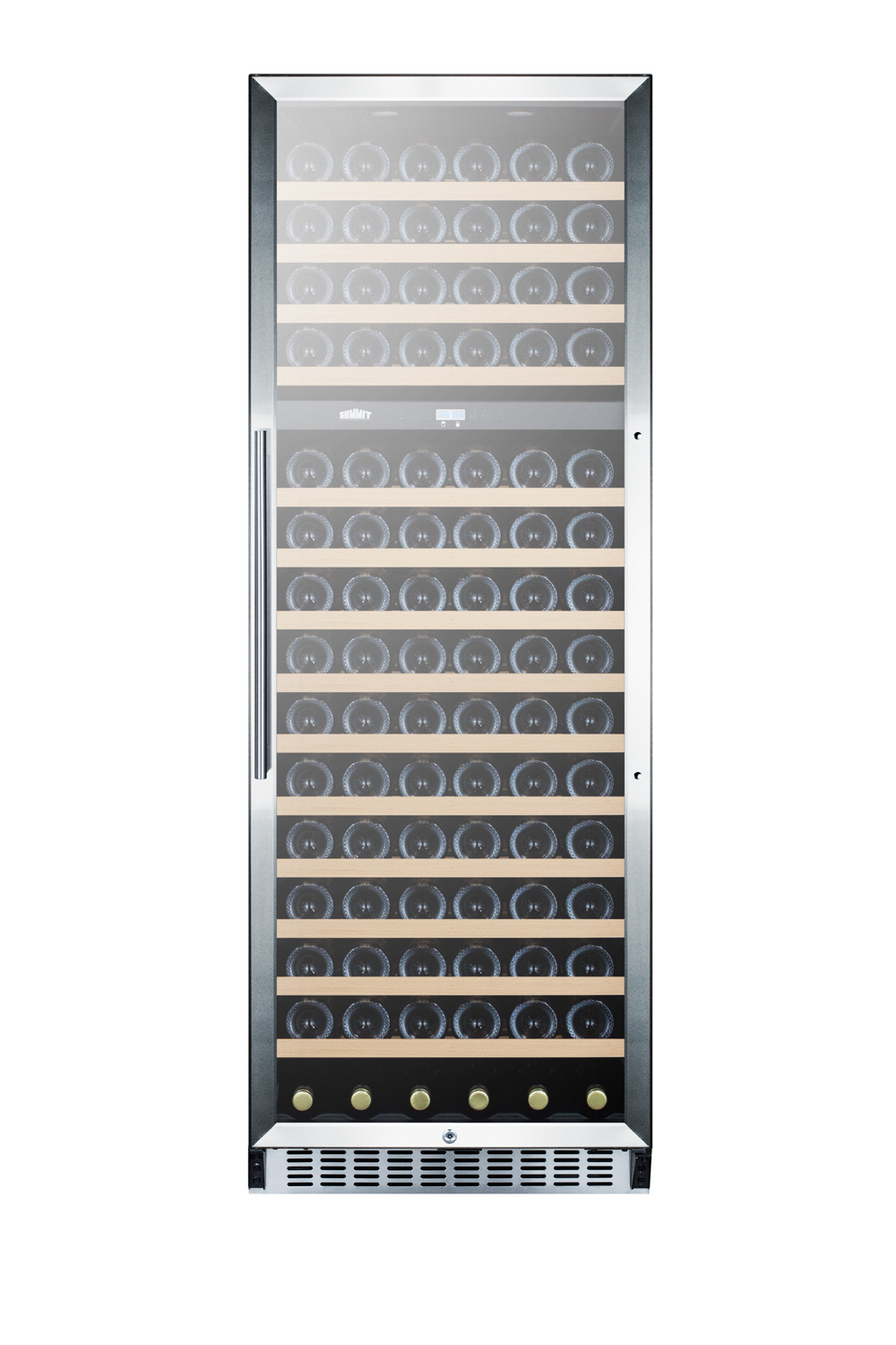 Dual zone wine cellar lets you store a full collection of red and white wine