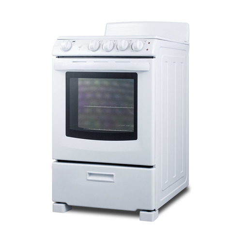RE2411W Electric Range Angle
