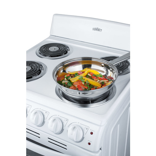 RE2411W Electric Range Detail