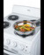 RE2411W Electric Range Detail