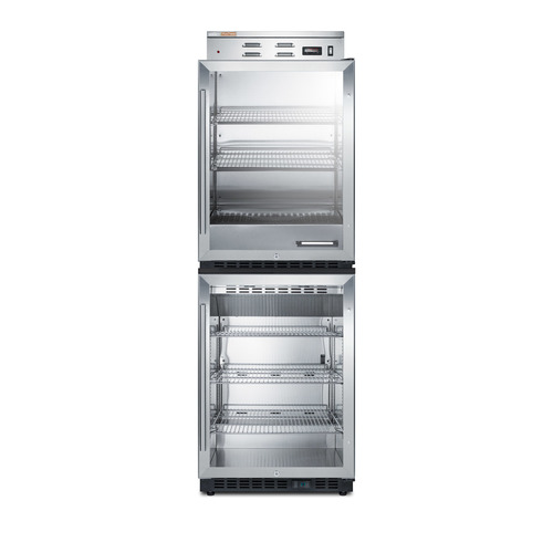 PHC61G-SCR610BLSTACK Warming And Cooling Cabinet Front