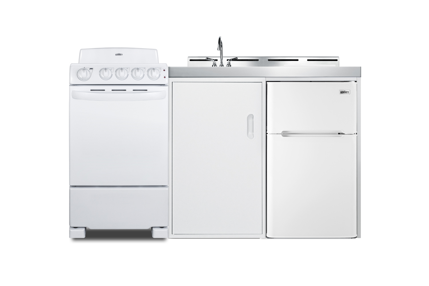 Summit 60" Wide All-in-One Kitchenette with Electric Coil Range