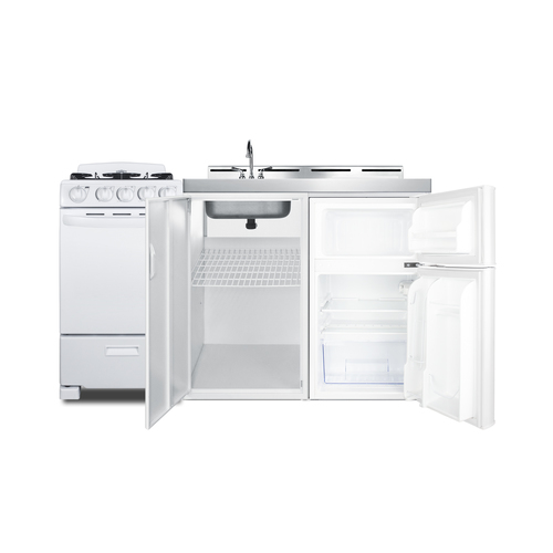 ACK60GASW Kitchenette Open