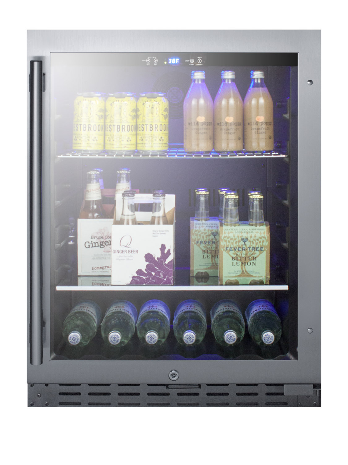 Summit 24" Built In Undercounter Beverage Center ALBV2466CSS | Fridge.com