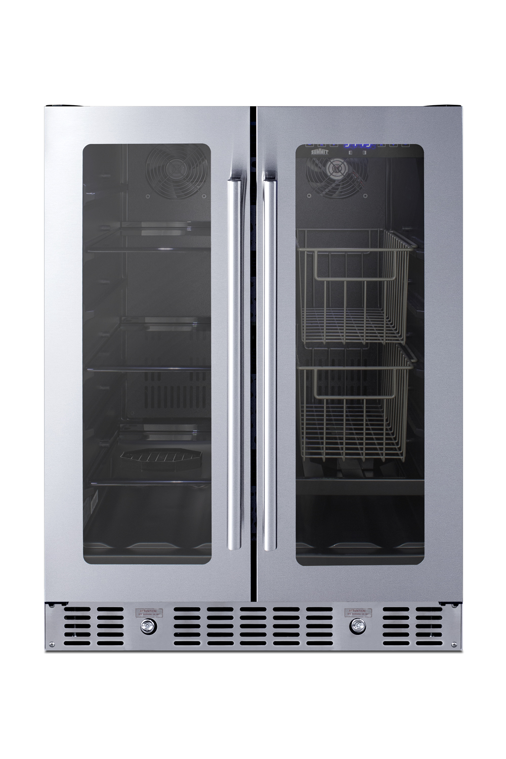 Summit 24" Built-In Dual-Zone Produce Refrigerator, ADA Compliant