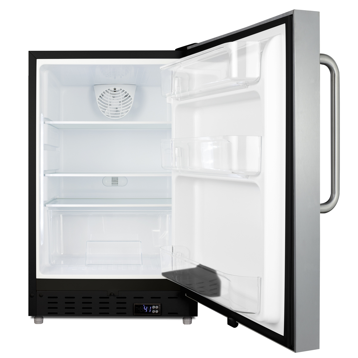Summit 21 Inch Built In Undercounter Counter Depth Compact All-Refrigerator ALR47BCSS | Fridge.com