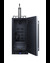 SBC15CF Kegerator Open