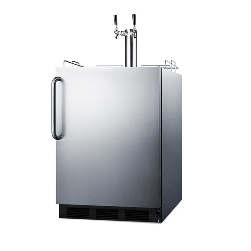 SBC58BLBICSSADA Kegerator Angle