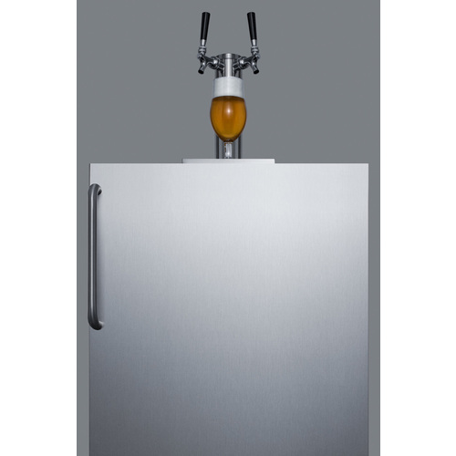 SBC58BLBICSSADA Kegerator Detail