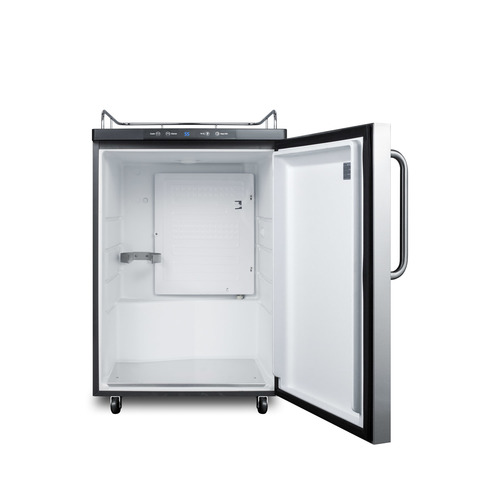 SBC635M7NKSSTB Kegerator Open