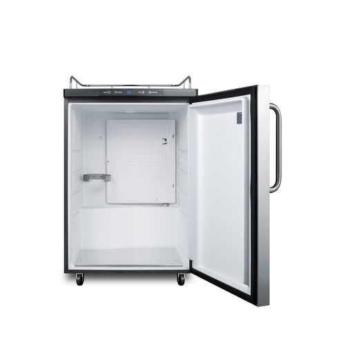 SBC635MBINKSSTB Kegerator Open