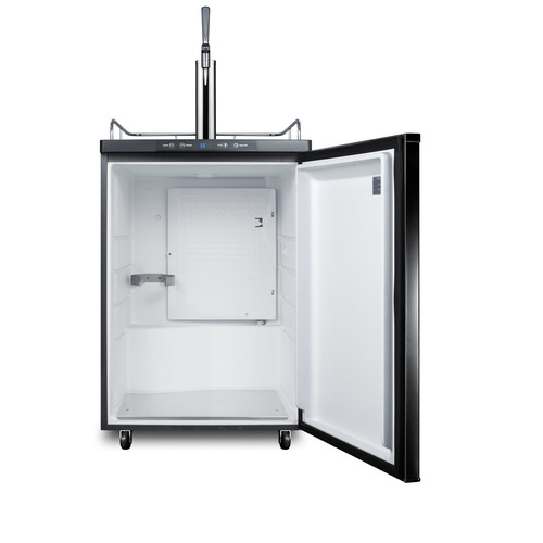 SBC635MNCF Kegerator Open