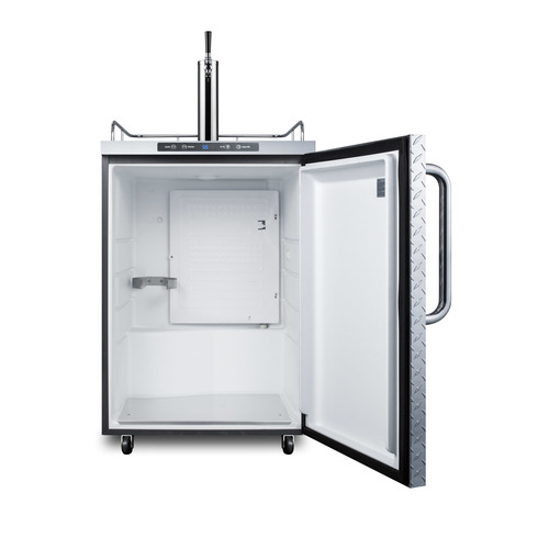 SBC635MOSDPL Kegerator Open