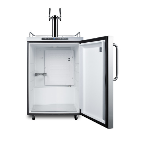 SBC635MOSTWIN Kegerator Open