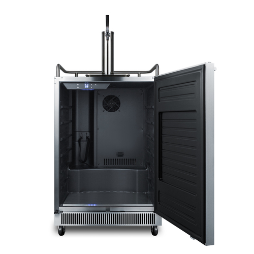 SBC677BI Kegerator Open