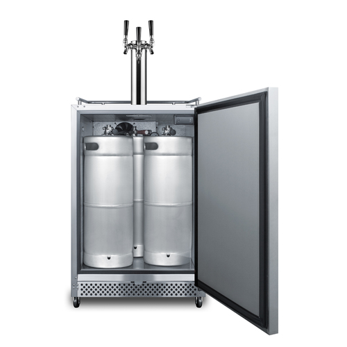 SBC695OSTRIPLE Kegerator Full