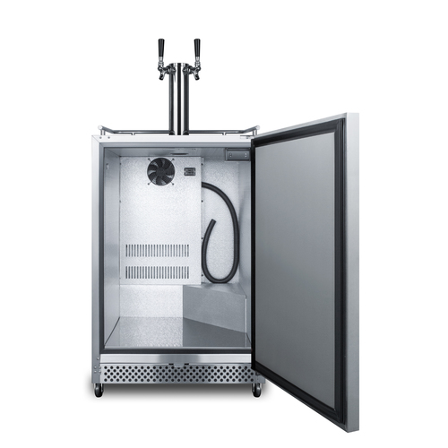 SBC695OSTWIN Kegerator Open