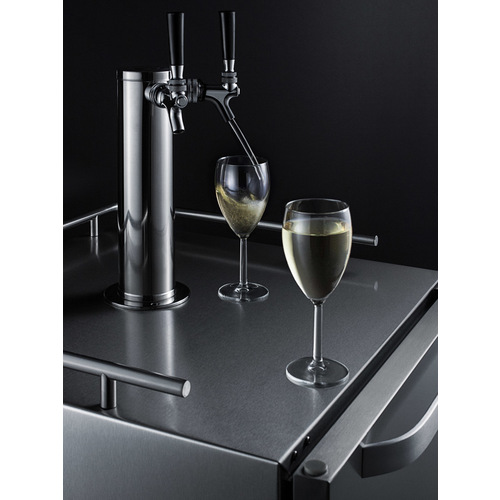 SBC695OSWKDTWIN Kegerator Detail