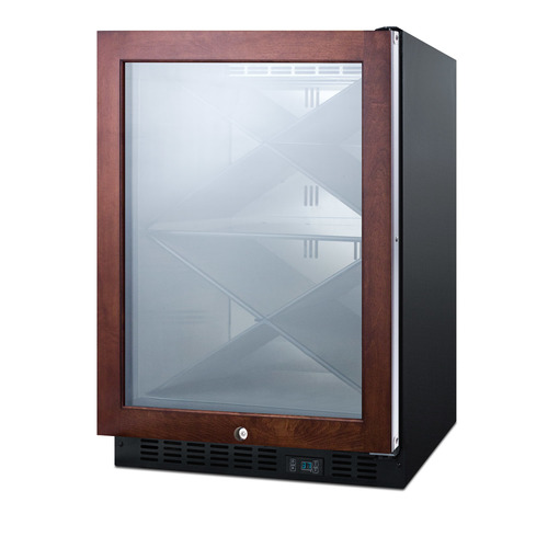 SCR610BLXPNR Wine Cellar Angle