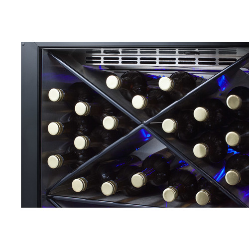 SCR610BLXPNR Wine Cellar Detail
