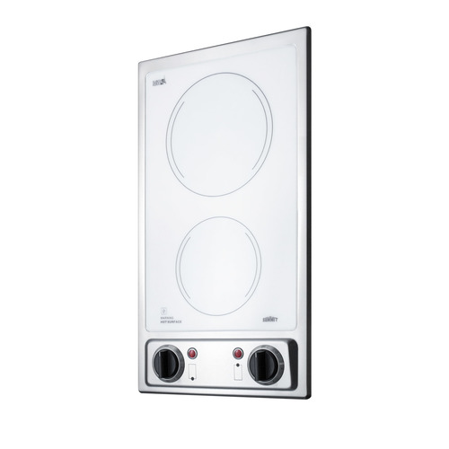 CR2B120WH Electric Cooktop Angle